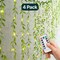 96 LED Decorative Leaf Curtain with Copper Wire and Warm Lights
